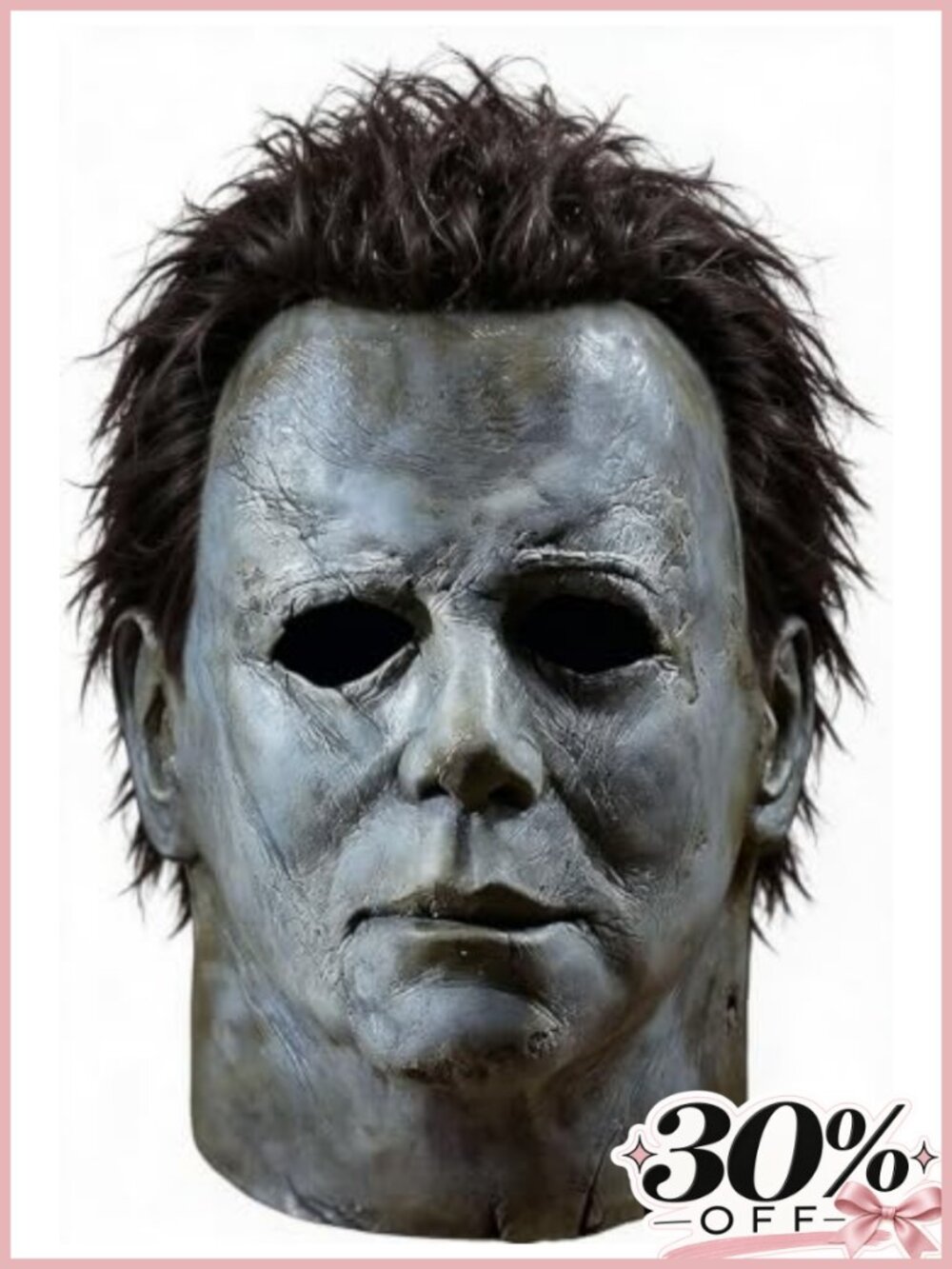 Michael Myers Mask Latex Horror Cosplay Adult Halloween Costume Accessory